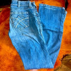 These jeans are brand new have only been worn once size 28 long.